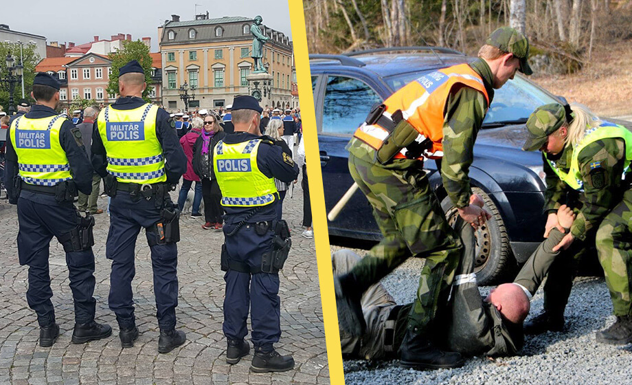 Efter demonstrationer i Stockholm: Militärpoliser ska öva mot ”ordningsstörningar”