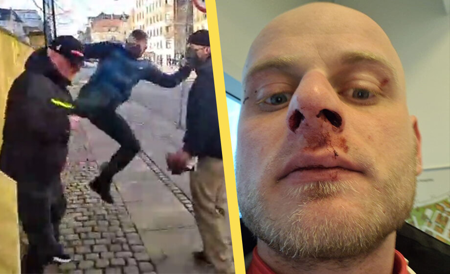 VIDEO: Islamkritiker brände Koranen i ”utsatt område” – misshandlas blodig