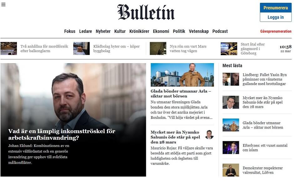 CHOCKBESKED: IT-ansvarig Omid tar över Bulletin – Ivar Arpi med flera lämnar