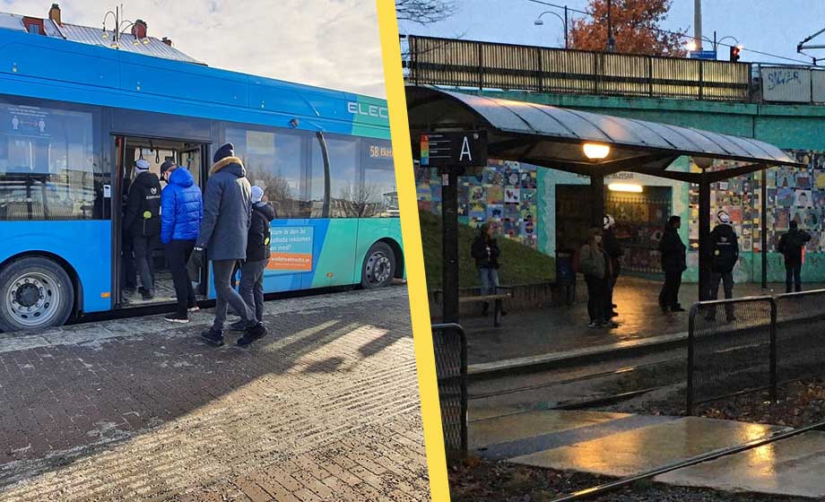 Gäng försökte slakta man på buss