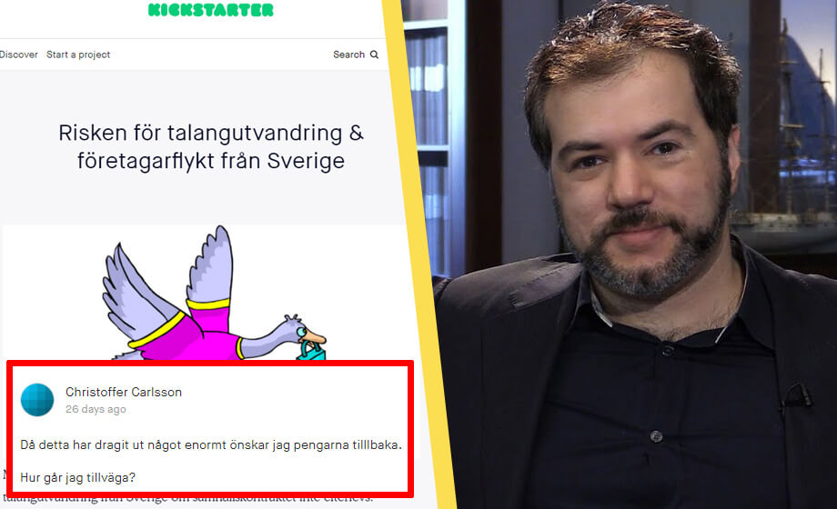 Rapport som aldrig blev av – nu kräver givare pengarna av Tino Sanandaji