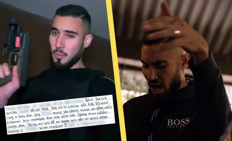 Yasins rapparkompis skulle kidnappa medarbetare på SR för att få sina låtar spelade