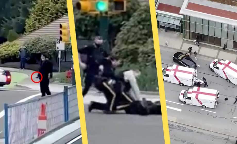 En död och fem skadade i knivattack i Vancouver, Kanada