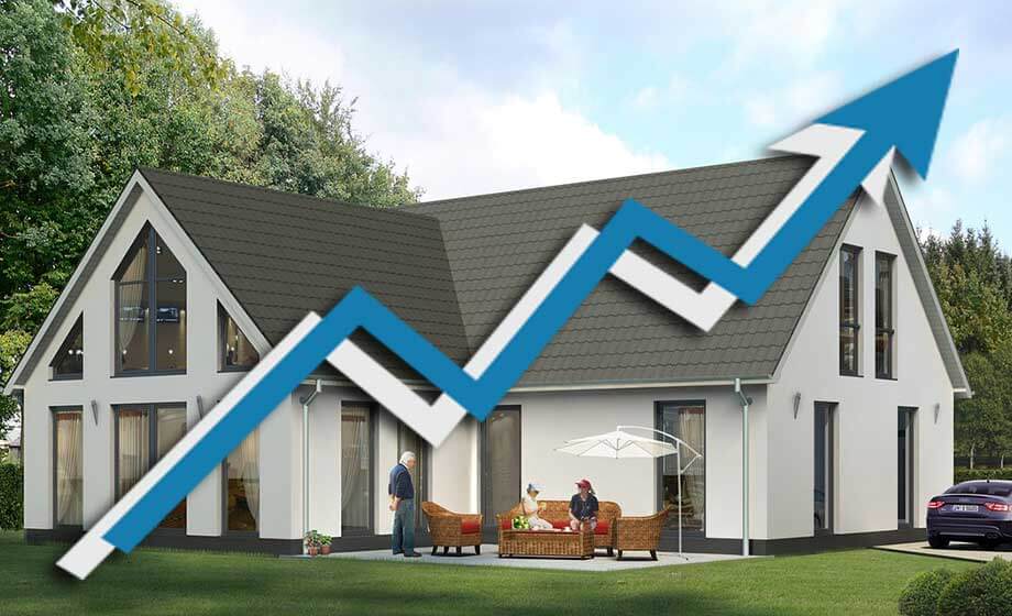 INFLATION: Rekordökning av villapriserna i februari