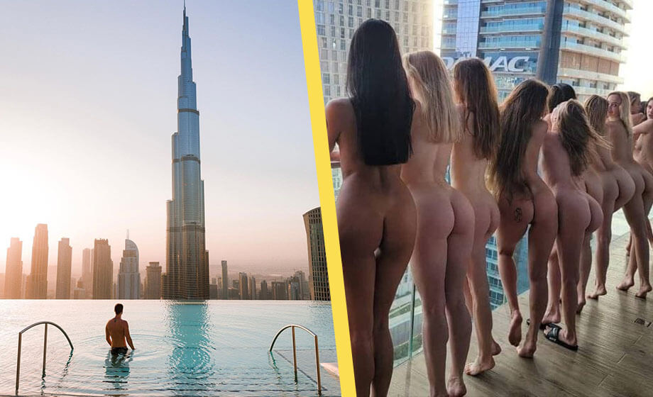 40 gripna efter nakenbild i Dubai – shariastraff väntar