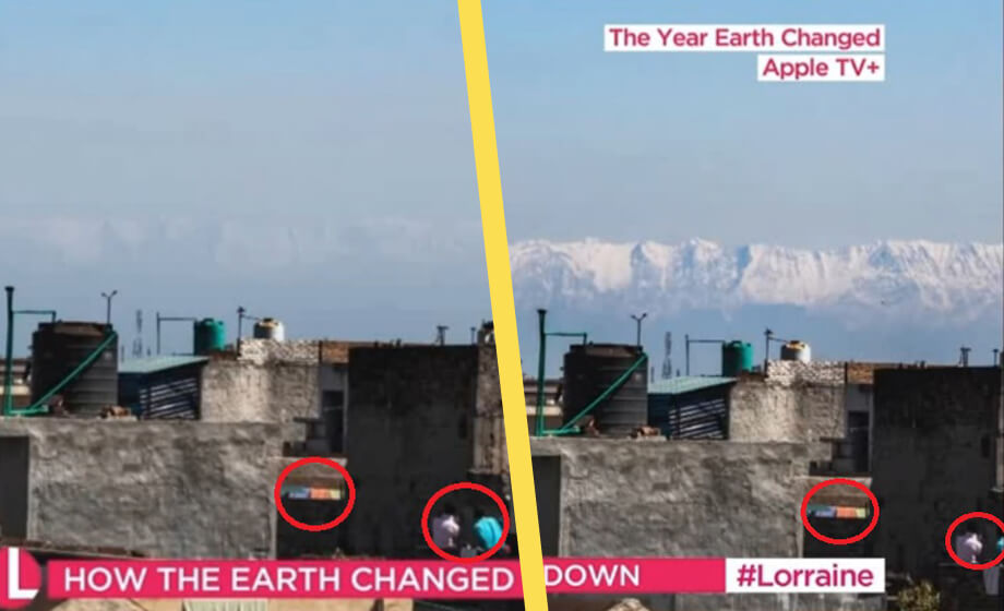 TV-bolag förfalskade bildbevis om renare luft efter coronanedstängningarna