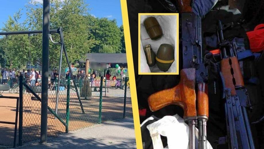 Gängkriminella skulle angripa barnkalas med automatvapen – stoppades av polisen i sista stund