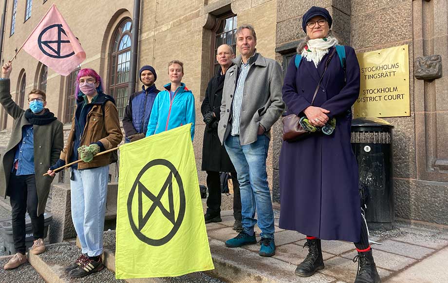 Klimatextremister dömda efter stormning av riksdagen