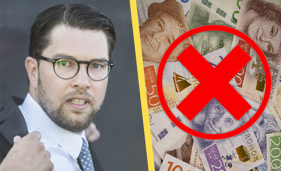 SD vill tvinga butiker ta emot kontanter – nekar medlemmar betala medlemsavgift kontant