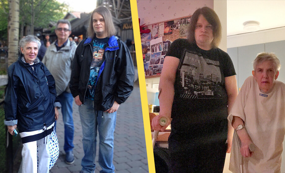 Multisjuka Oskar, 36, nekas hjälp: ”De lämnar folk att dö”