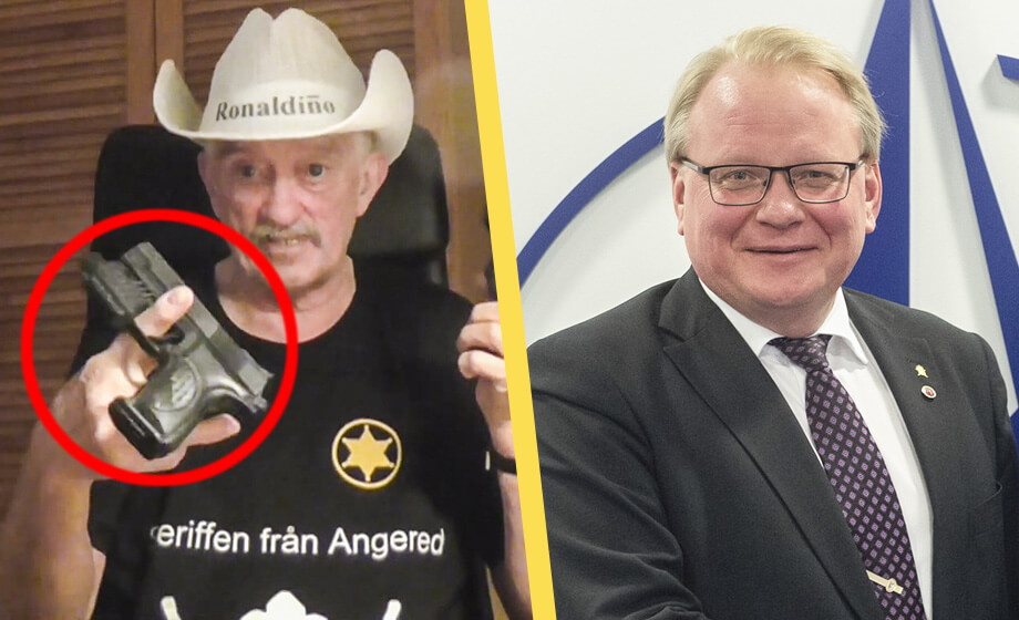 Polisen bekräftar: Vi tog Hasses leksakspistol – och förstörde den