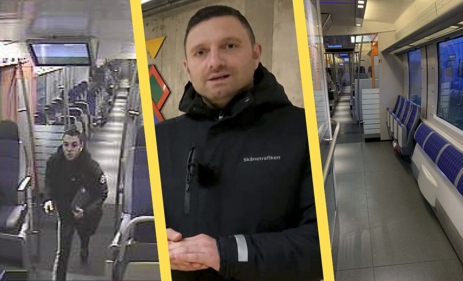 Konduktör bad nyanlända syrier vara tysta – blev brutalt nedslagen