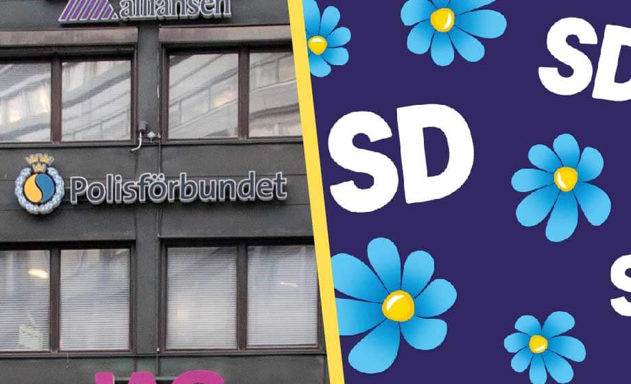 Inga fackliga uppdrag för SD:are i Polisförbundet – har ”oförenlig värdegrund”