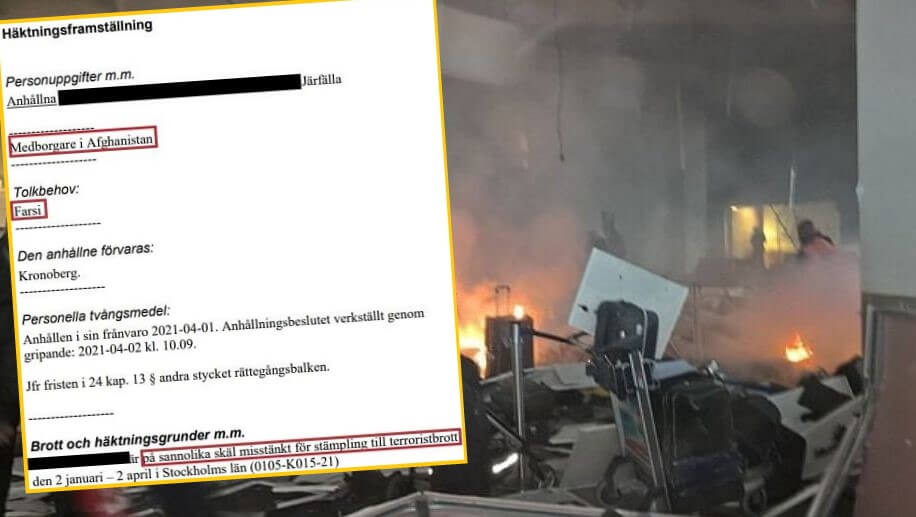 Nyanlända afghaner häktade misstänkta för terrorbrott