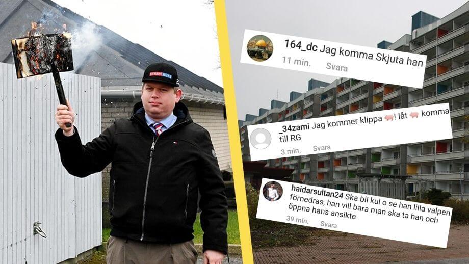 Paludan nekas polisskydd trots grova mordhot: ”Kommer skjuta han”