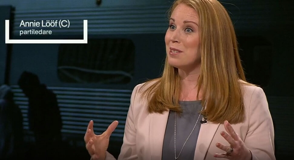 Här ljuger Annie Lööf i partiledardebatten: ”Det är forskare som kommer”