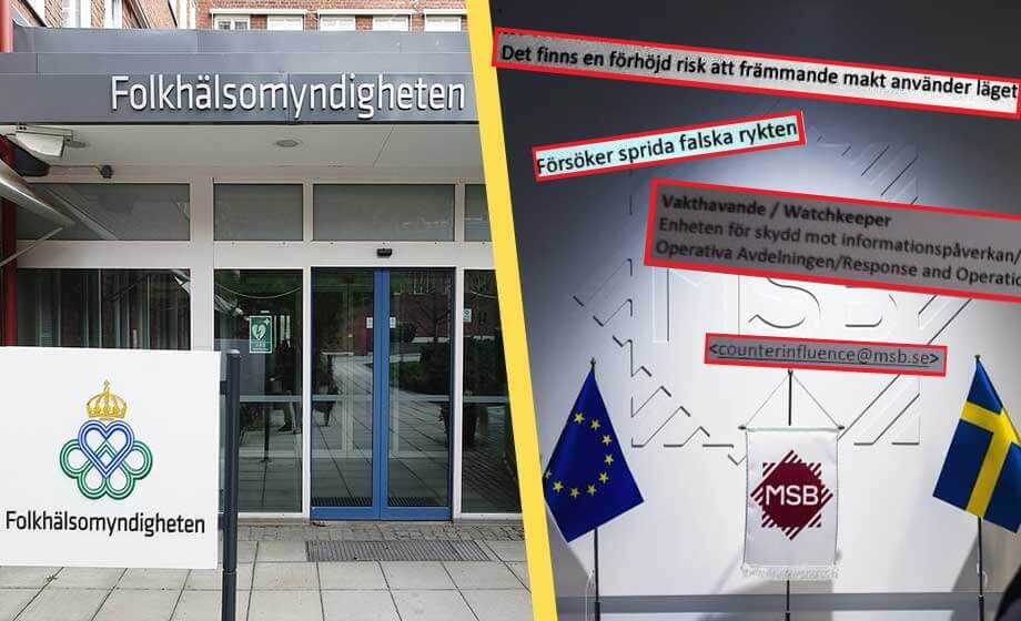 AVSLÖJAR: Här anmäler Folkhälsomyndigheten coronakritiker till MSB – som agenter åt främmande makt
