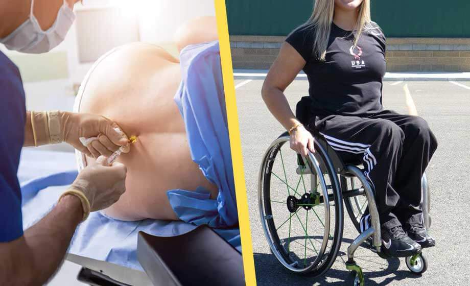 Skulle föda barn – blev förlamad för livet av sjukhusets bedövning