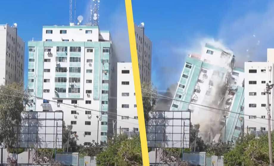 Nyhetsbyrå anklagas för lögn – kände till Hamas närvaro i raserad byggnad