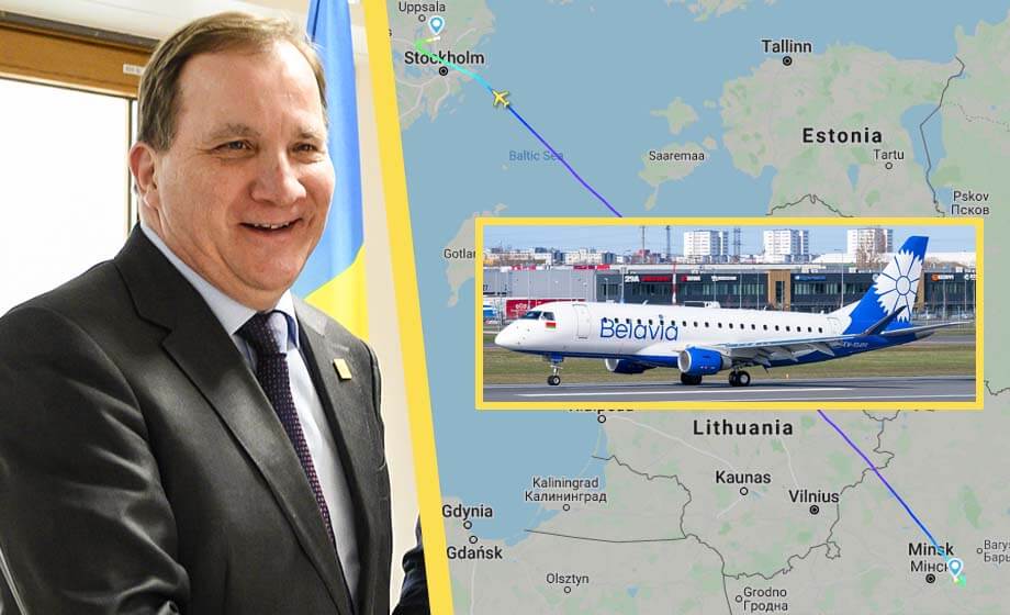 Löfven stoppade flyg från Belarus till Sverige – nu landar belarusiskt flyg på Arlanda