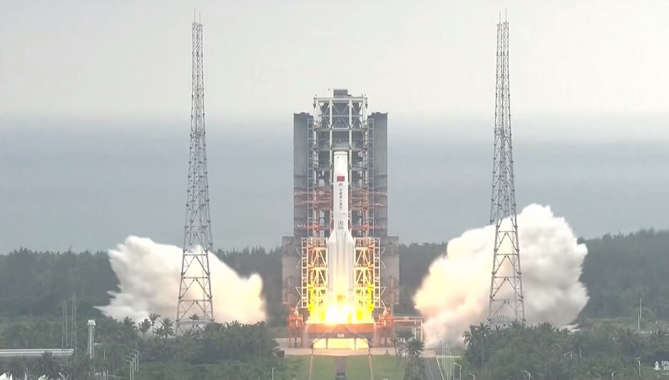 Tung kinesisk raket störtar mot jorden – kan slå ned VAR SOM HELST