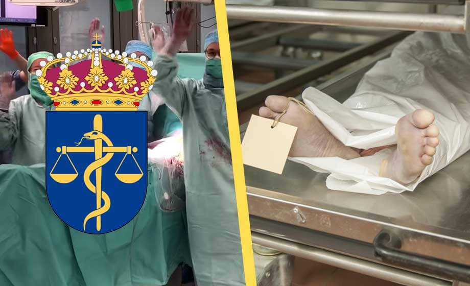 Personal på Rättsmedicinalverket dansade bland lik – filmen läckte ut