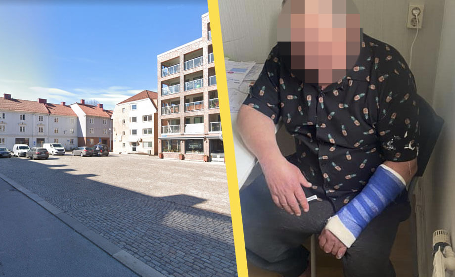 Köpte pizza – blev brutalt nedslagen och rånad av gäng
