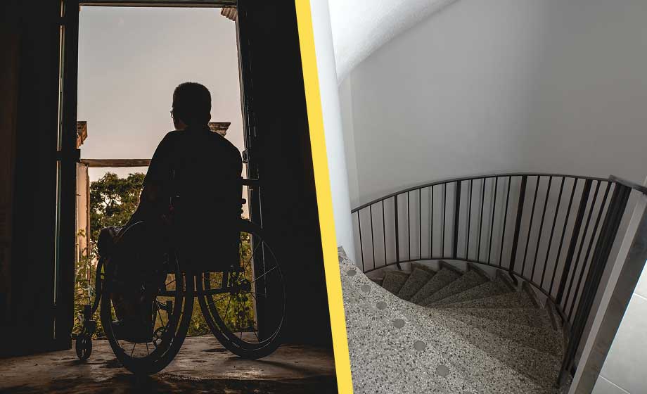 Rullstolsburen 77-åring fast i hemmet – hyresvärd informerade inte om hissrenovering