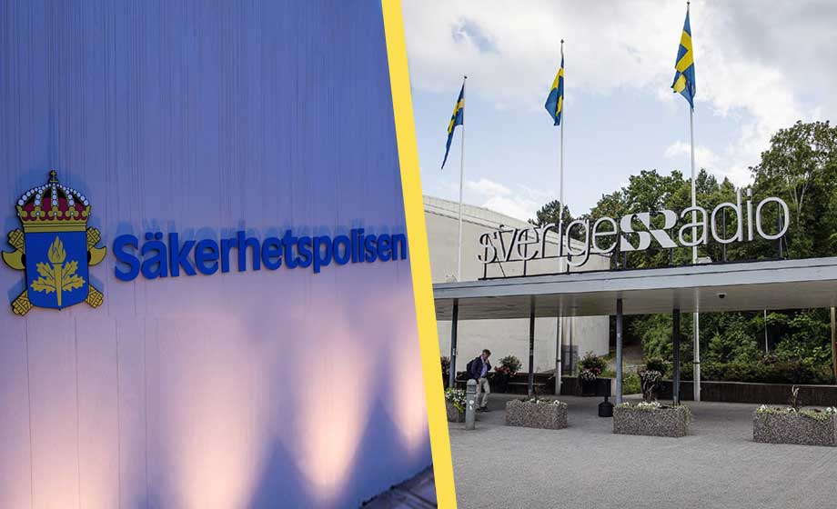 Statsradions vd erkänner: Vi tar emot information från Säpo