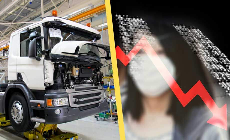 Svensk varuexport har RASAT – med 93 miljarder kronor