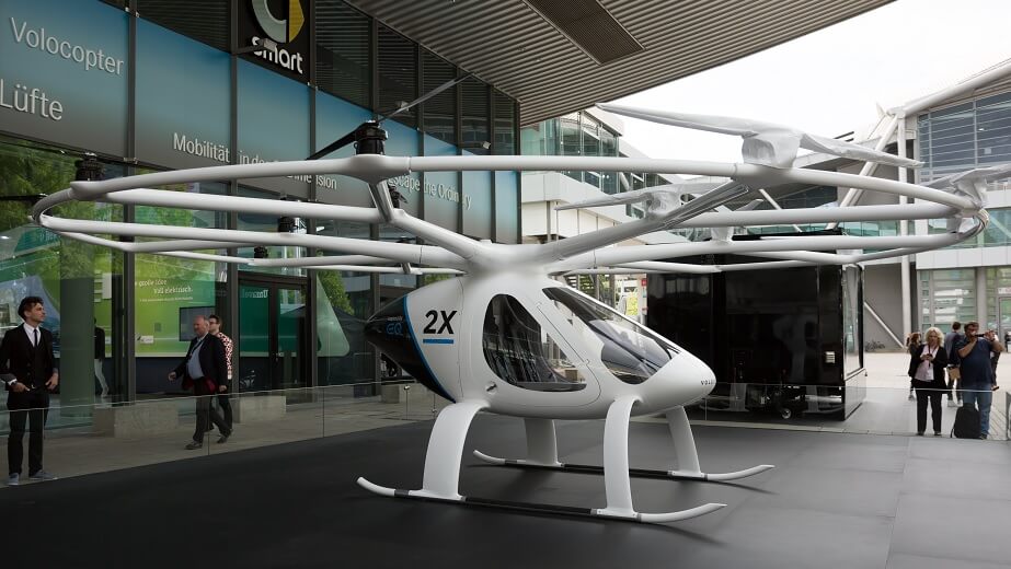 Flygande taxi i Europa verklighet till 2024