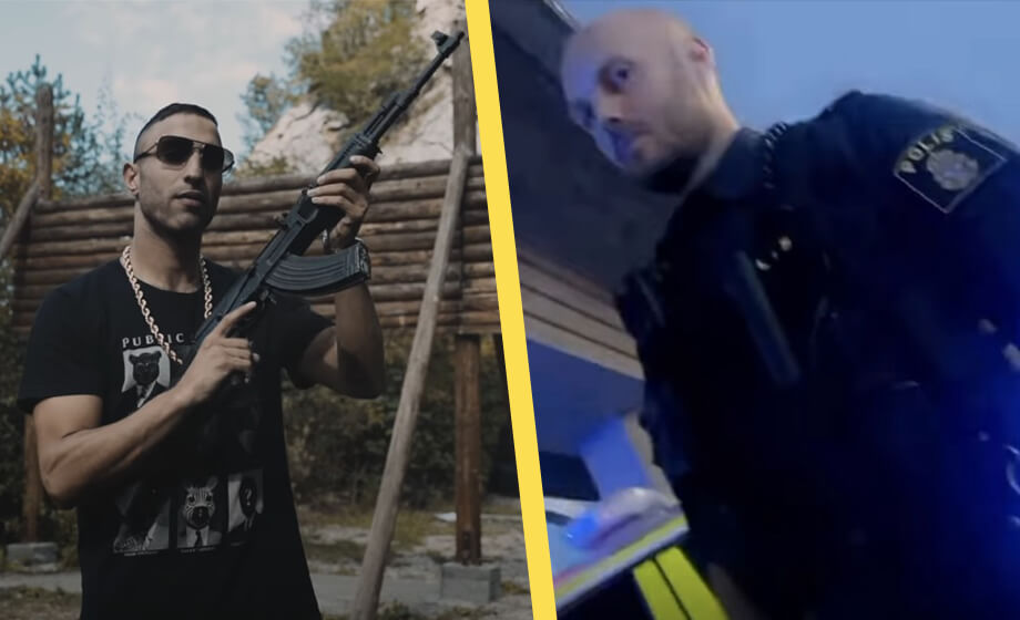 VIDEO: SR-hyllad rappare förnedrar poliser – ”Horungar, ey din lilla hund”