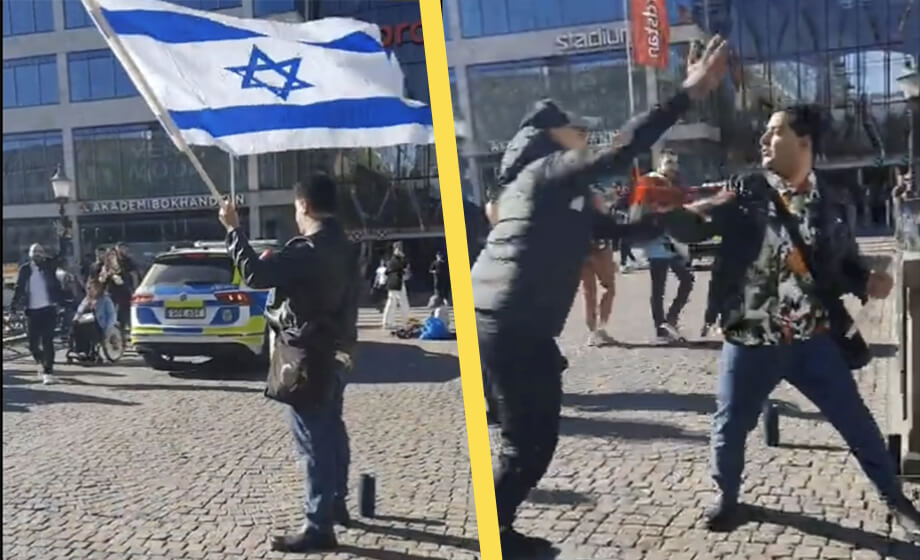 VIDEO: Här misshandlas kristen predikant i Göteborg: ”Ta dina konsekvenser”