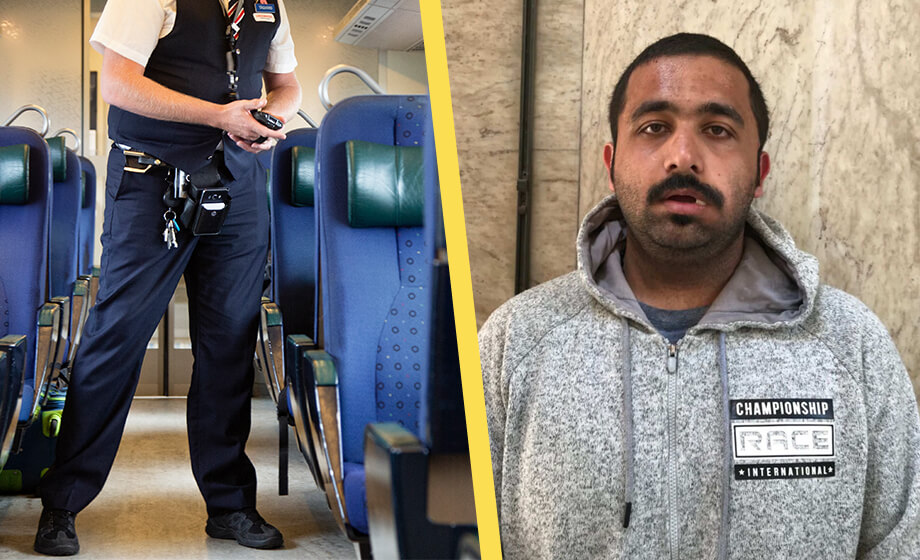 Salah vägrade betala tågresan – tacklade värden: ”Jävla svensk-hora-rasist”