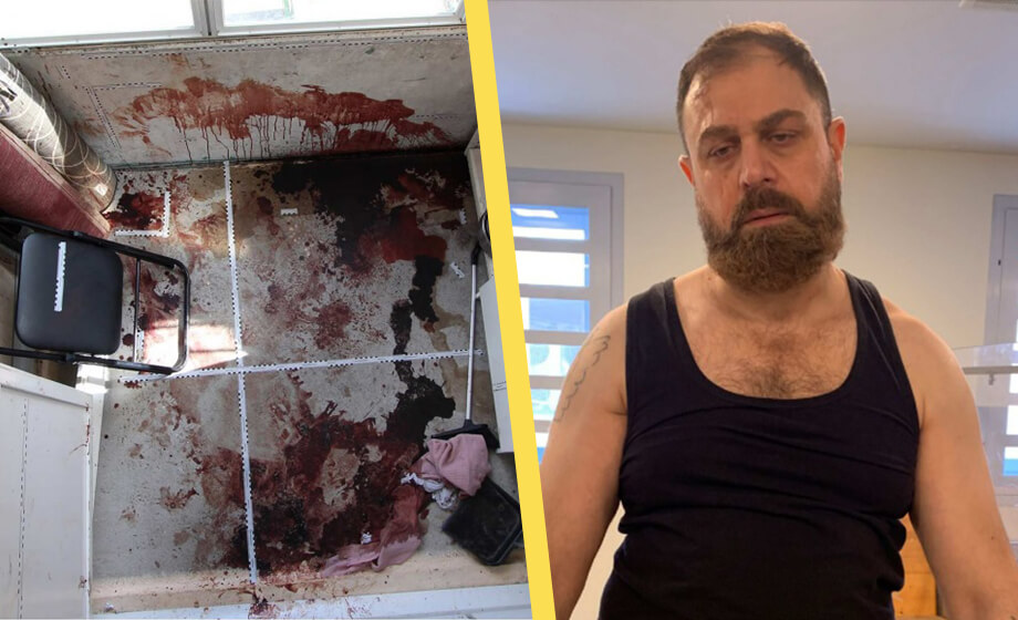 Blodbad vid frukostbordet: Haider avrättade frun med 41 knivhugg framför barnen