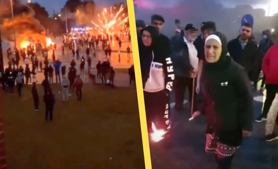 Skräckkvinnan med fackla döms till fängelse för koranupploppet – övriga får milda straff