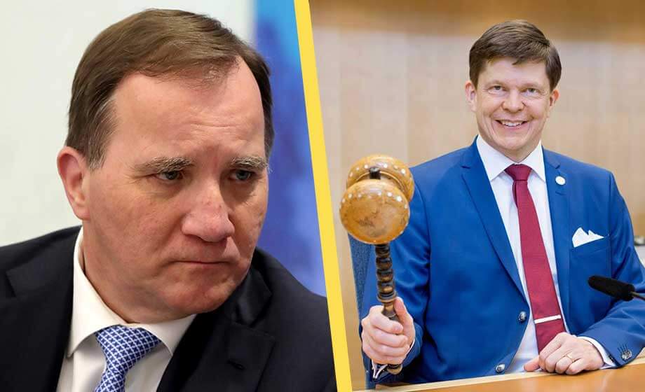 Då faller regeringen Löfven – misstroendevotum på måndag