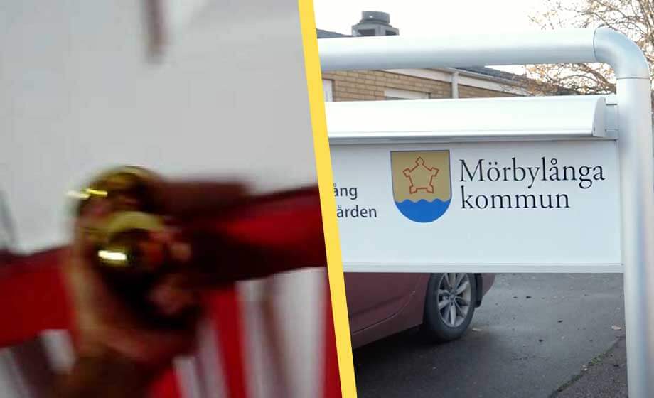 Personal spärrade in åldring – blockerade dörren med soffa