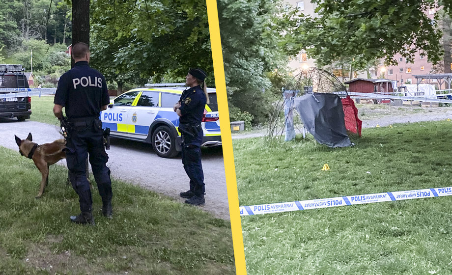 Kvinna jagas för knivdåd på Södermalm