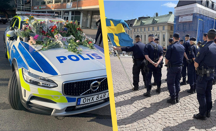 Insamling för mördade polisen Andreas