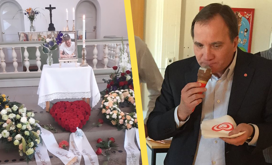 Regeringen hade inte tid när mördad polisman begravdes