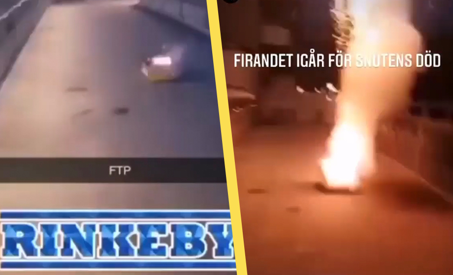 VIDEO: Här firas polismordet – ”För snutens död”