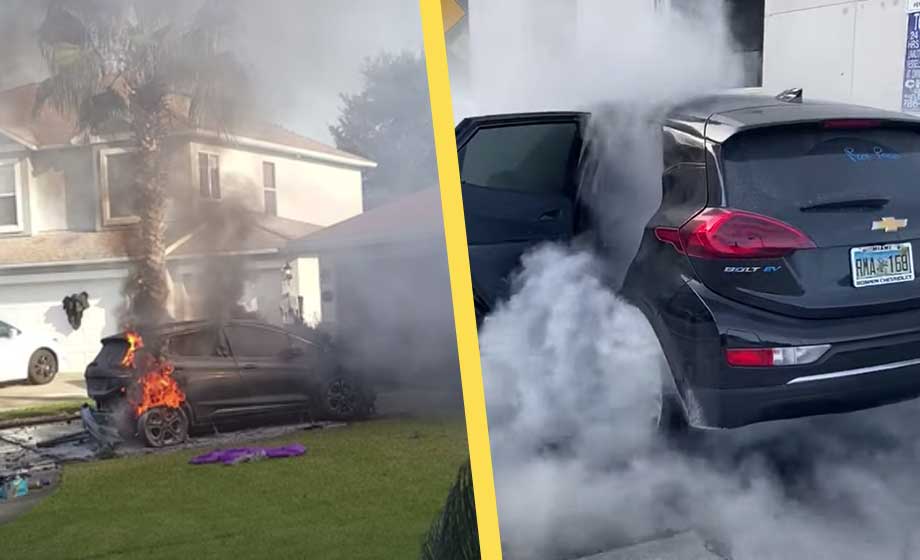 Brandrisk – GM varnar åter för sina elbilar