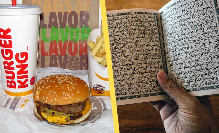 Muslimsk ilska mot Burger King – steker alla hamburgare på samma grill