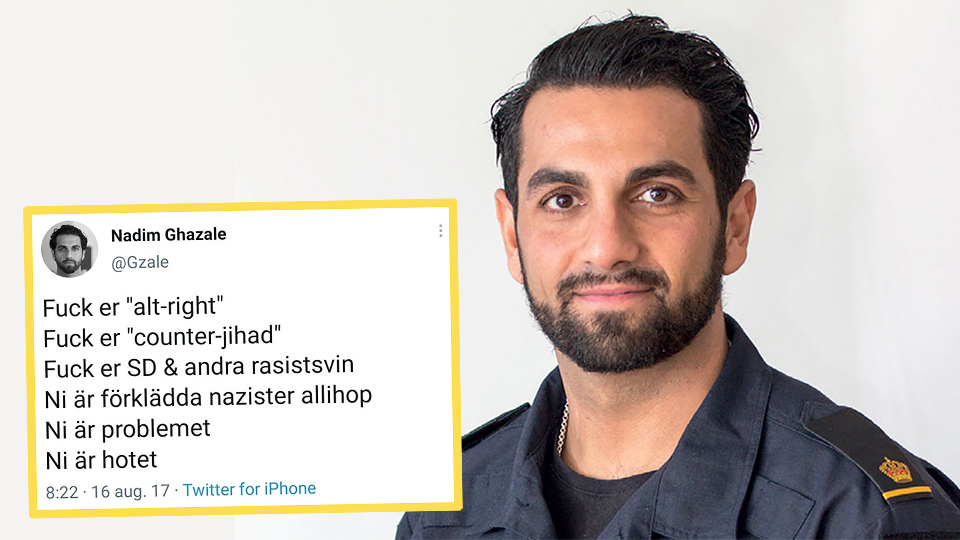 Nadim ”Fuck er SD” Ghazale ville bli rikspolischef