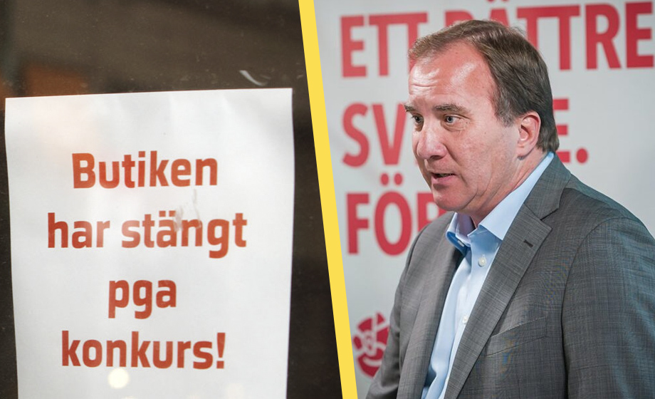 Kritiken: Löfvens politik kan leda till många konkurser