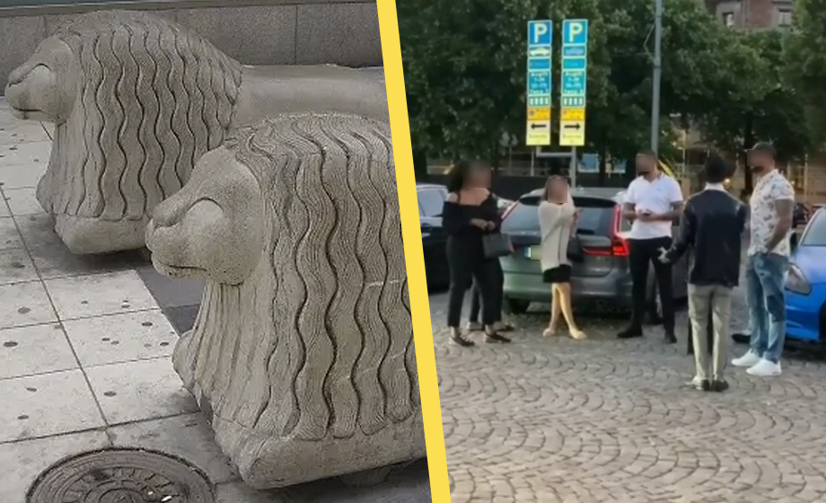 Betonglejon ska tvinga förortsgäng från Östermalm