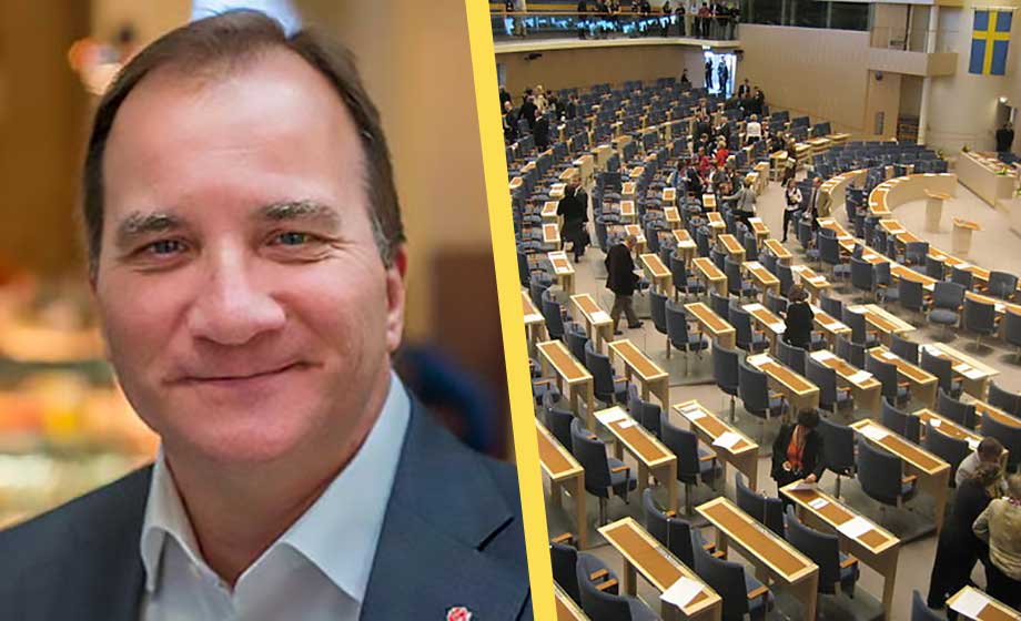 JUST NU: Löfven blåste svenska folket igen – blev statsminister för tredje gången