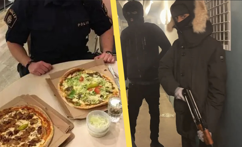 Polisens pizzakampanj ”Sluta skjut” lanseras i Stockholm