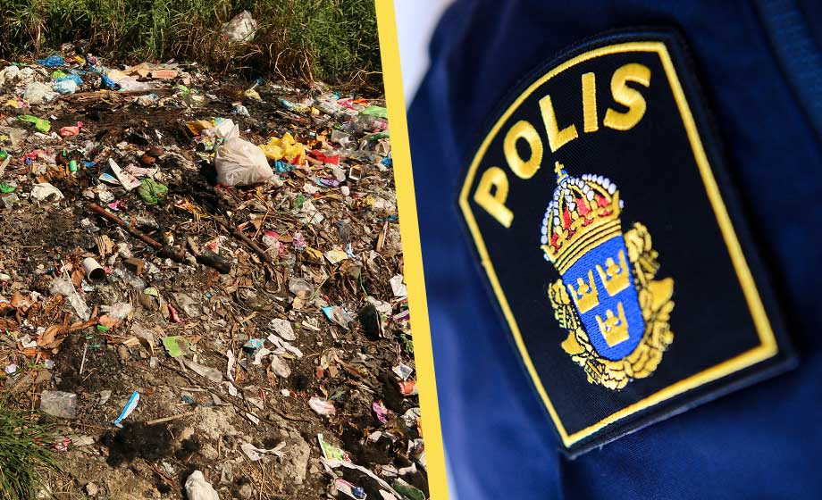 Polisens underrättelsetjänst ska bekämpa sopbrottslingar